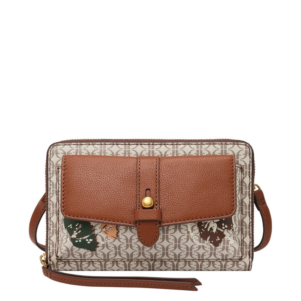 Fossil RFID Crossbody Wallet Bag- Zipper Handle Missing